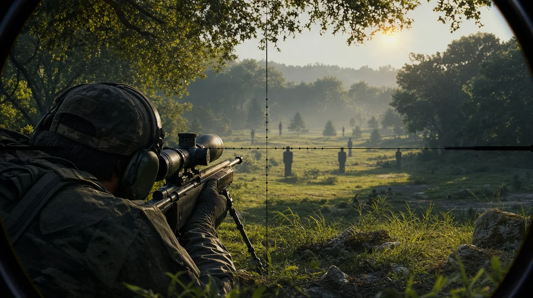 Long Range sniper shooting learning