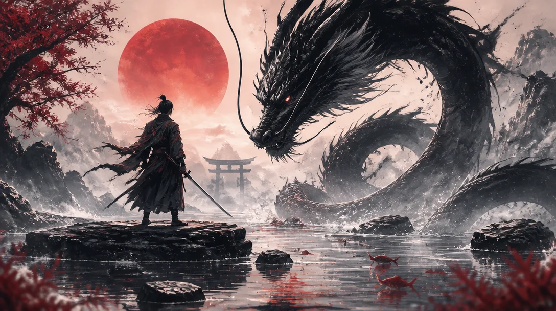 Ink Dragon Duel