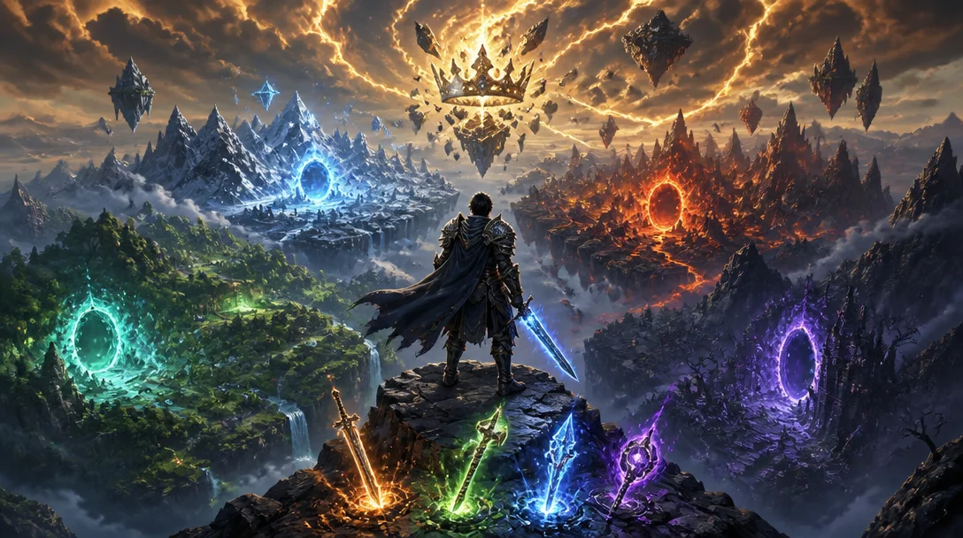 Aetherfall — Relics of the Four Realms