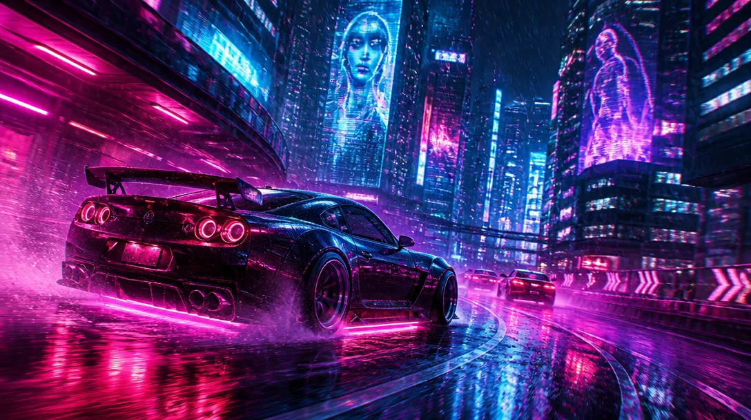 Neon Drift: Rain City
