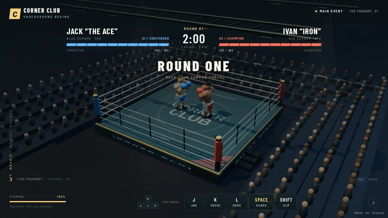 Corner Club — Fight Night