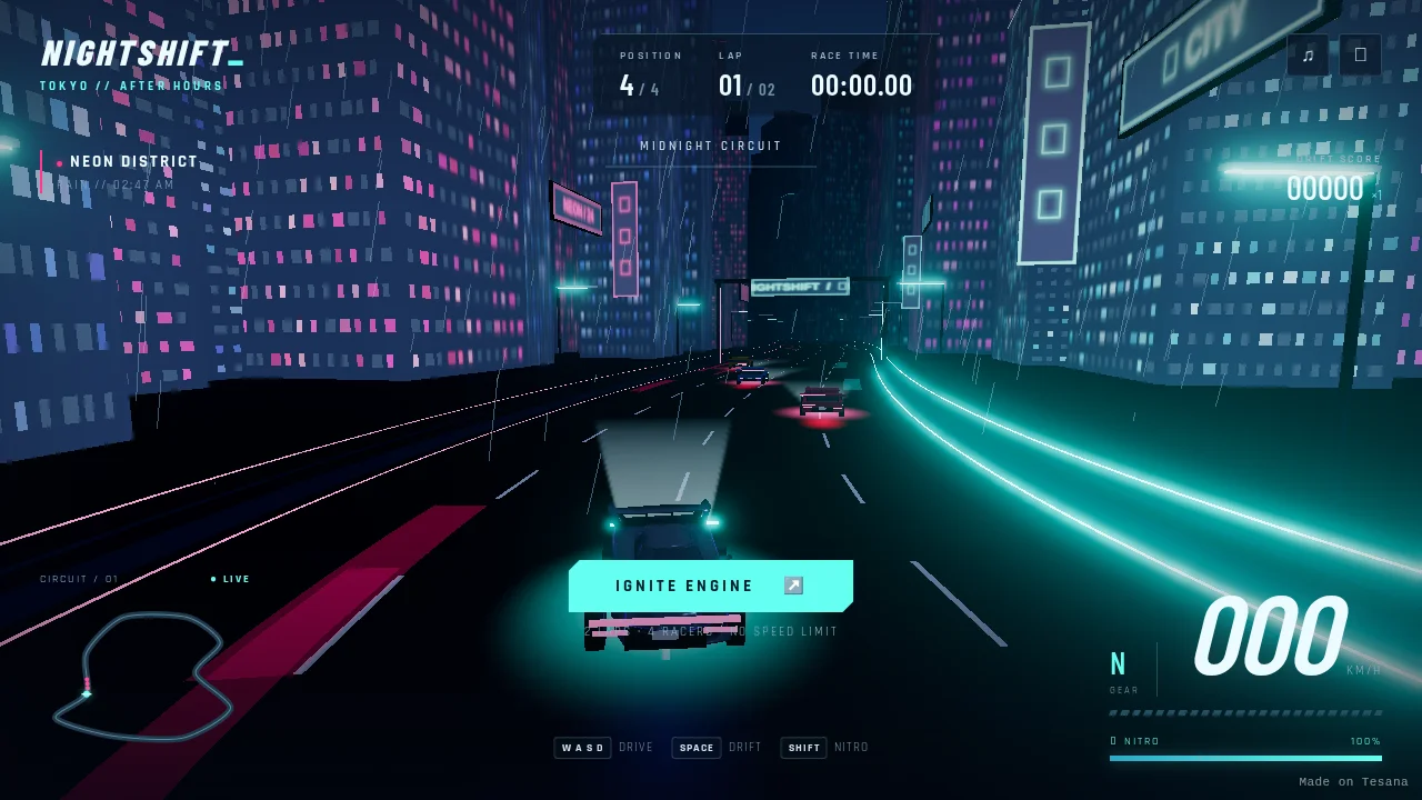 NIGHTSHIFT — Neon Run