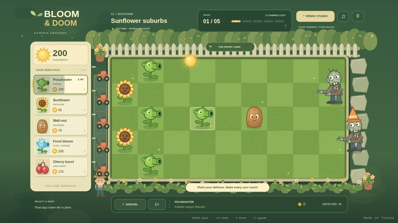 Bloom & Doom — Garden Defense
