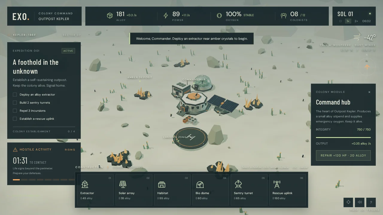 EXO — Outpost Kepler