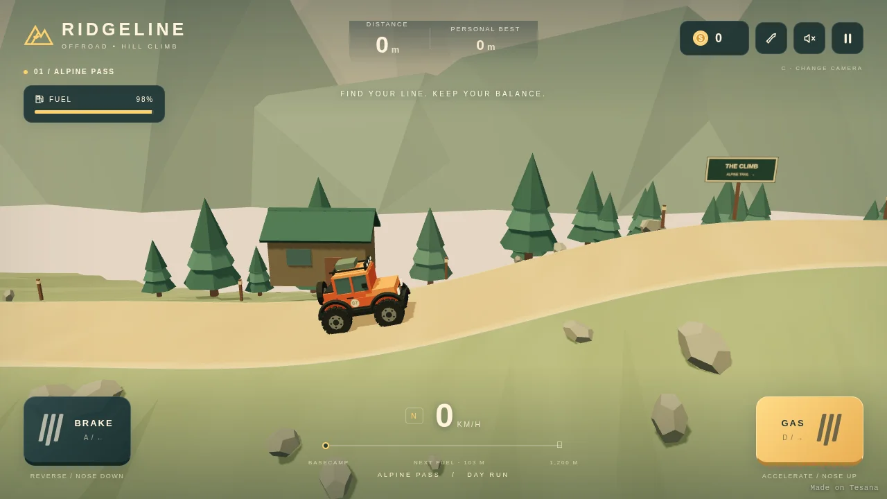 Ridgeline — Hill Climb