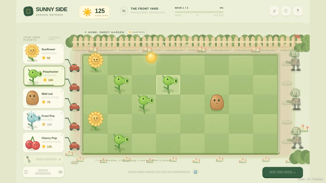 Sunny Side • Garden Defense