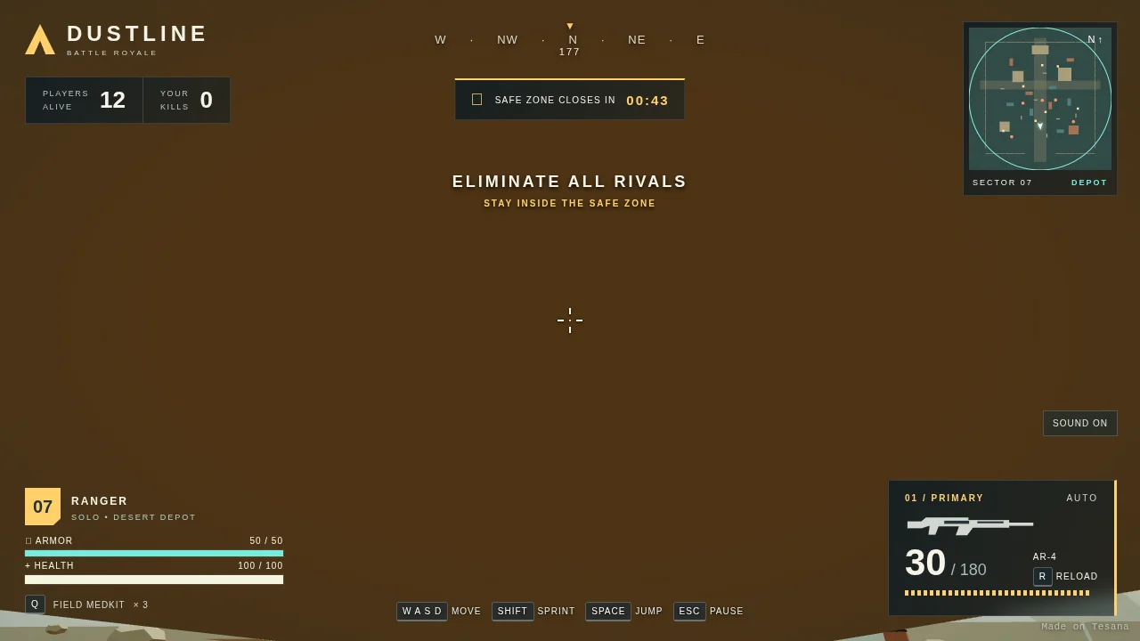 DUSTLINE — Battle Royale