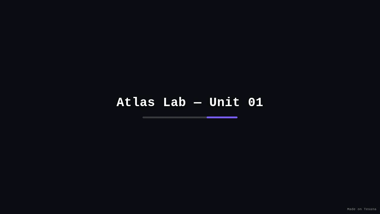 Unit 01 -- Anatomy & Physiology