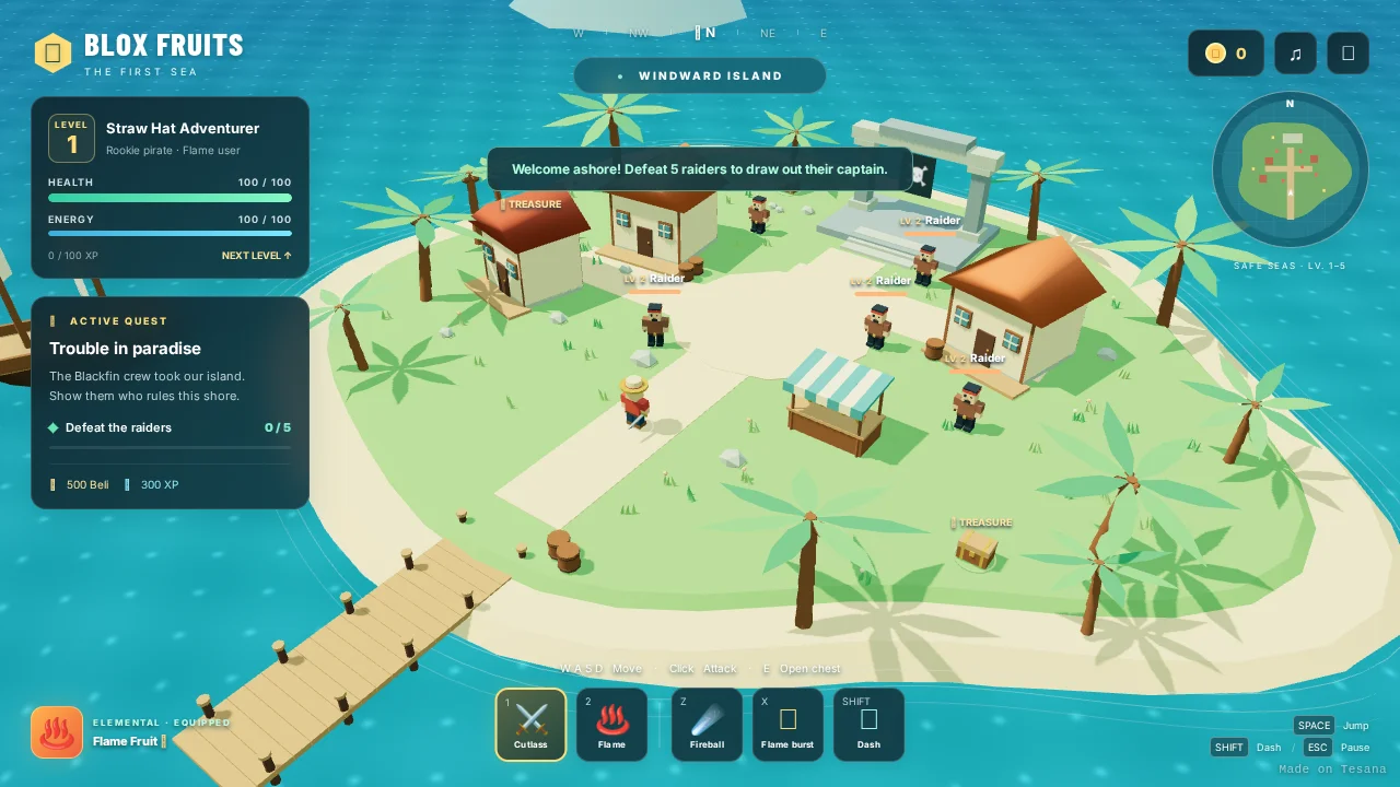 Blox Fruits • Windward Island