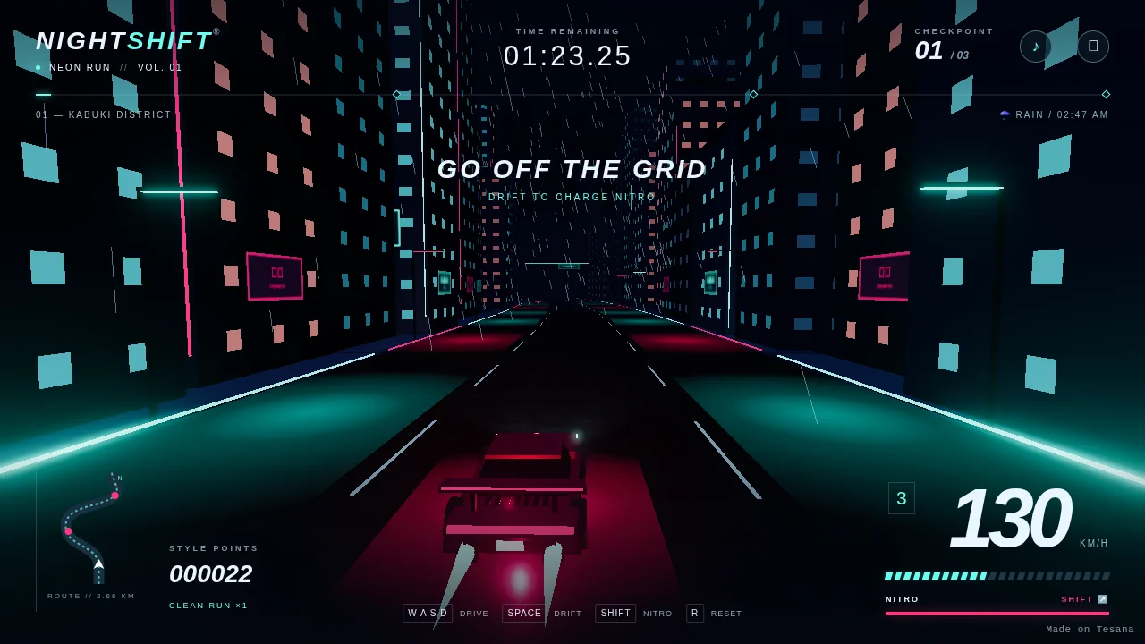 Nightshift — Neon Run