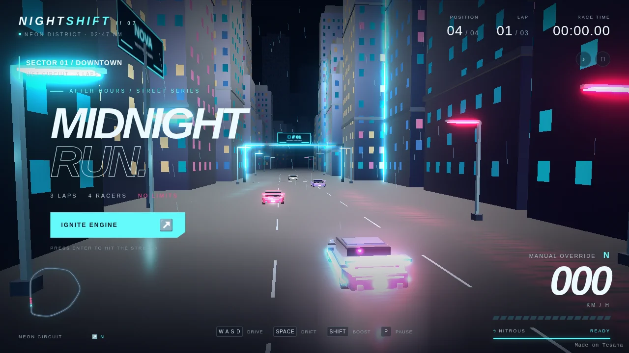 NIGHTSHIFT — Neon Circuit