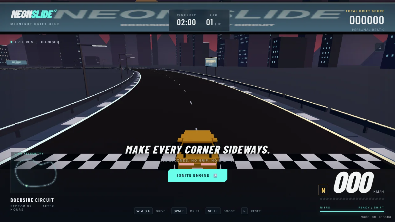 NEON SLIDE — Midnight Circuit