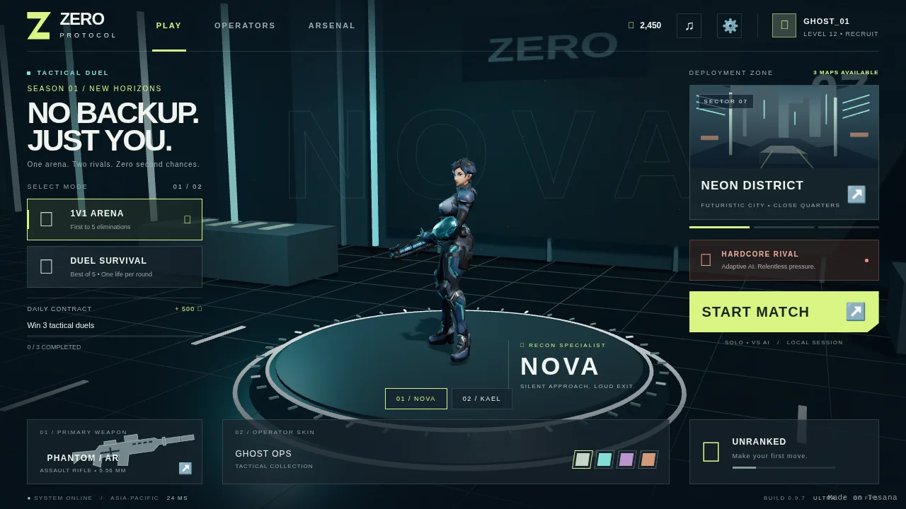 ZERO PROTOCOL — Duel