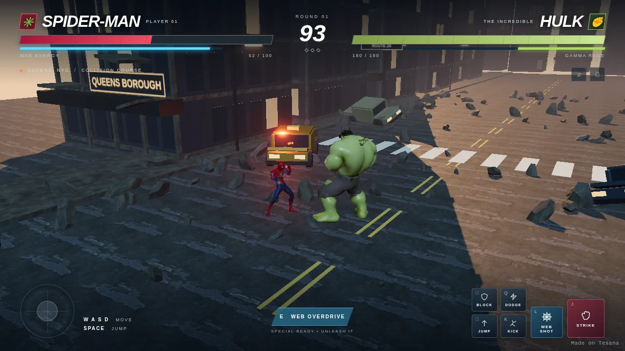 Spider-Man vs Hulk — Collision Course