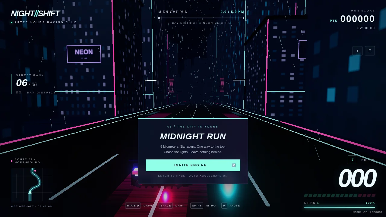 NIGHT SHIFT — Midnight Run (Remix)