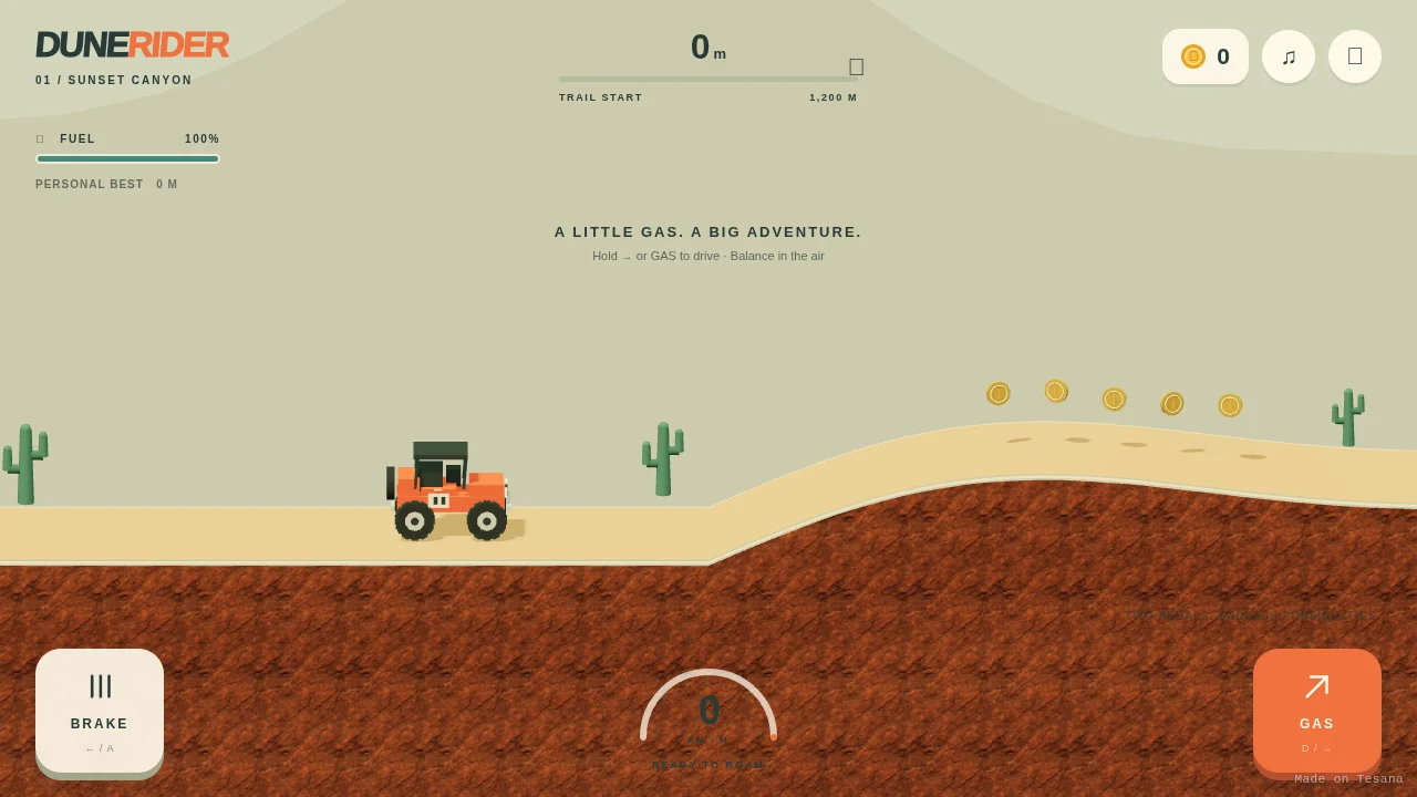 Dune Rider · Hill Climb
