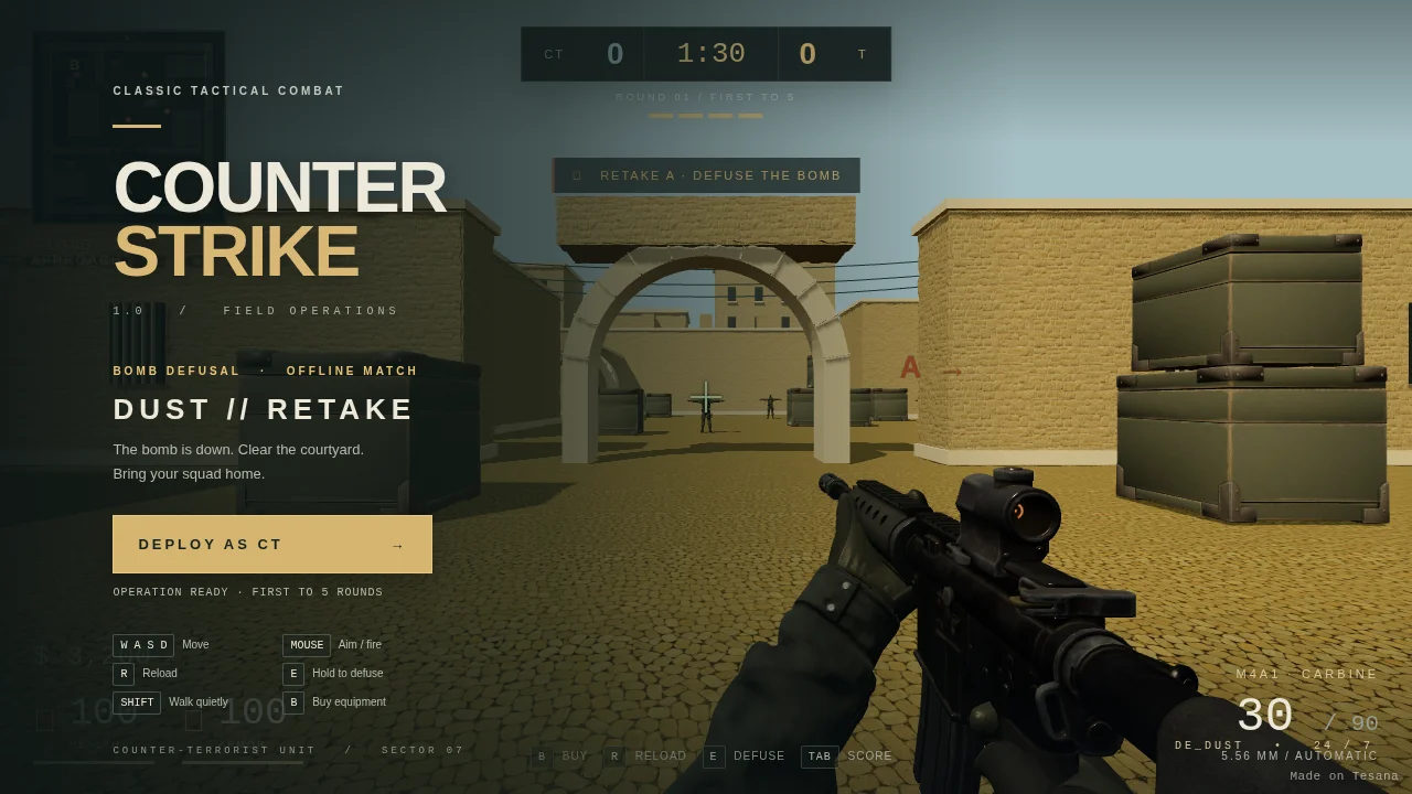 Counter Strike — Dust Retake