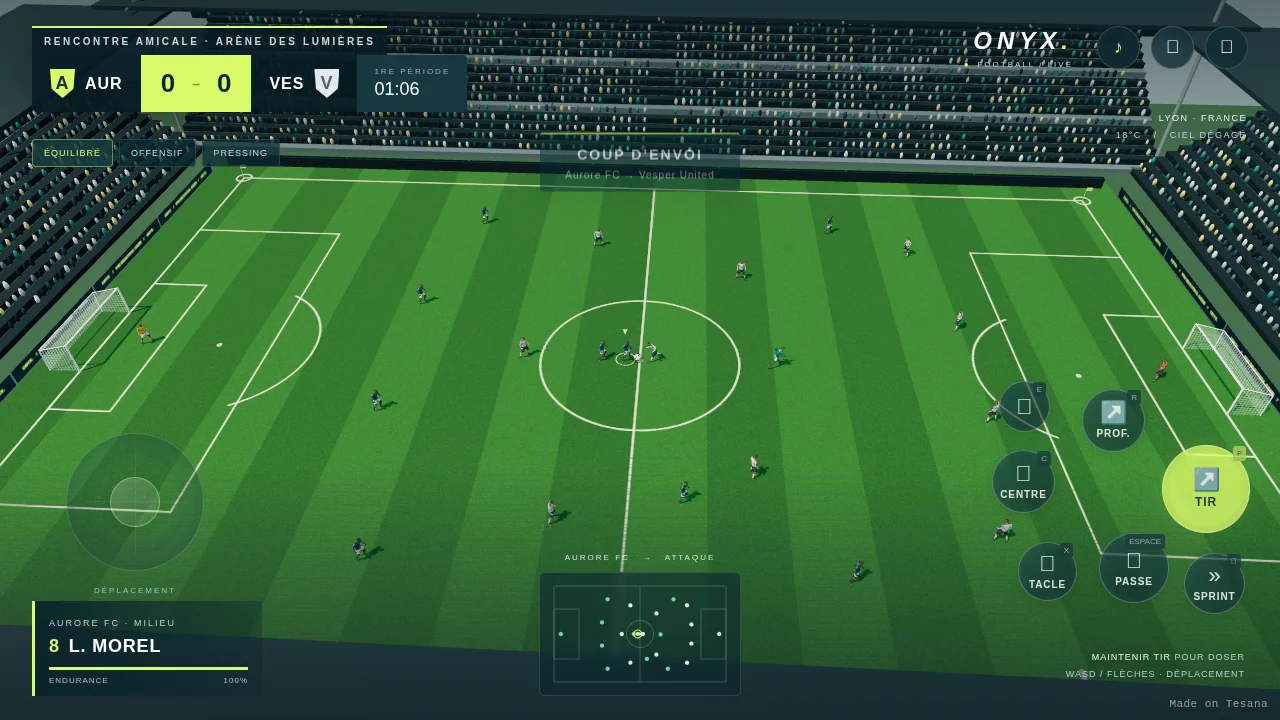 ONYX Football — Arène des Lumières