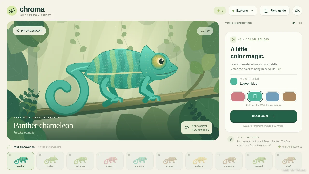 Chroma — Chameleon Quest