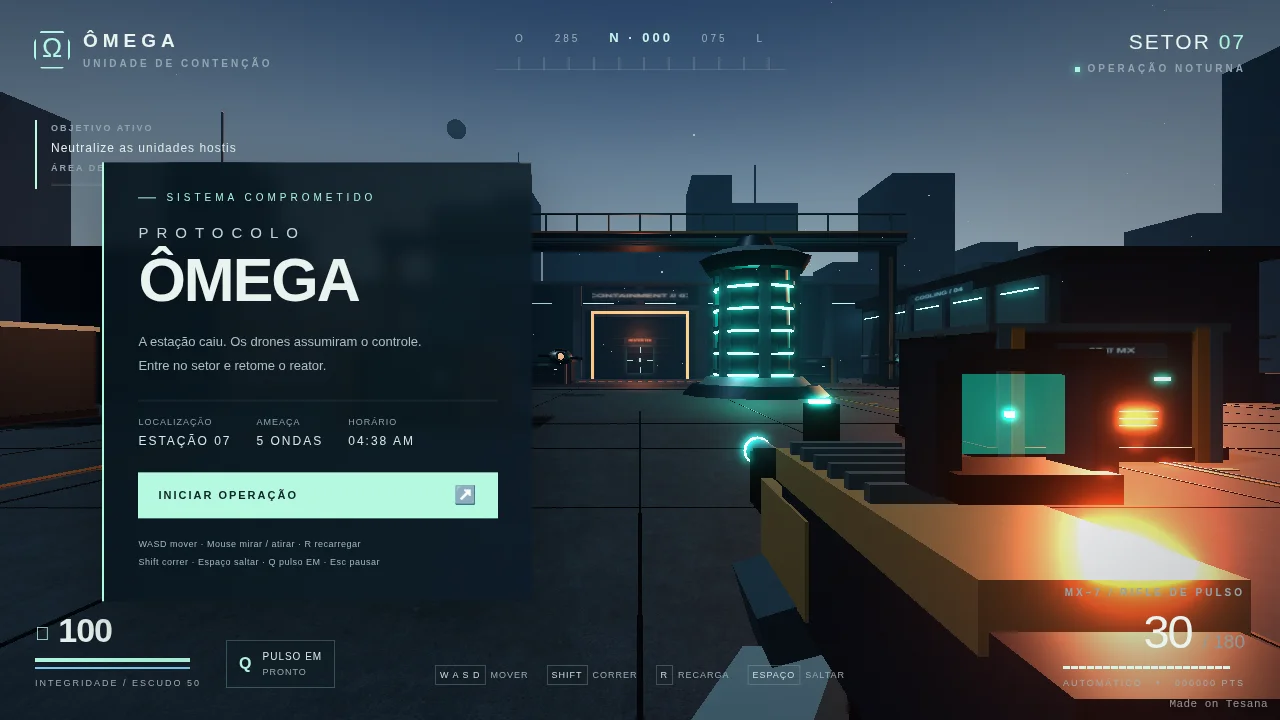 ÔMEGA • Protocolo de contenção
