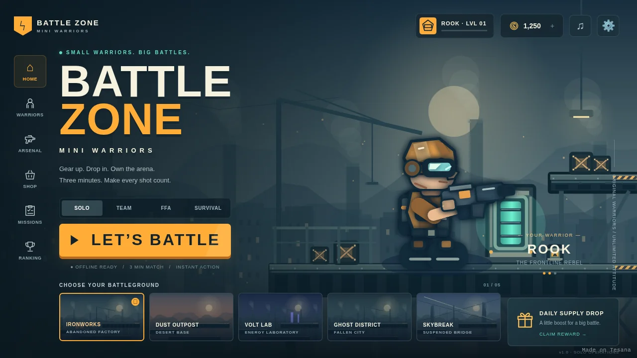 BATTLE ZONE: MINI WARRIORS