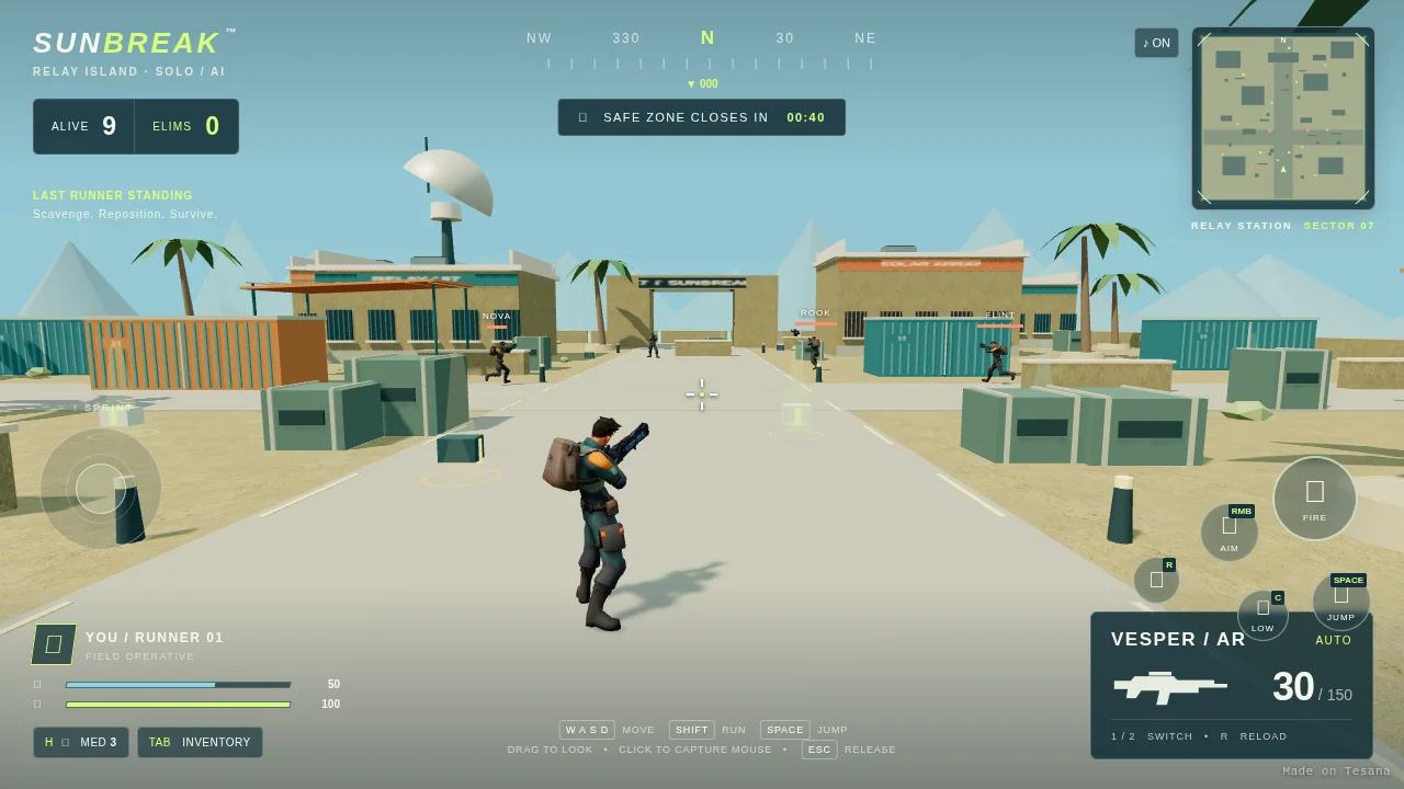 SUNBREAK — Relay Island