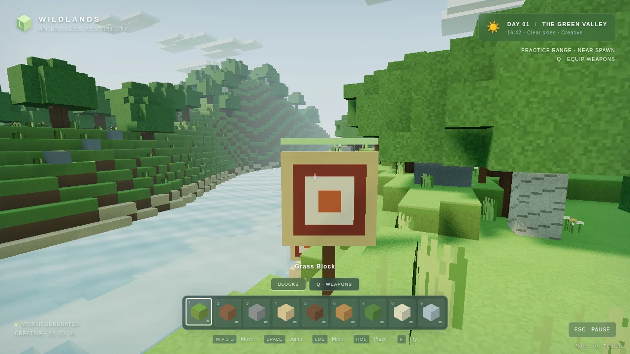 Wildlands — Voxel Sandbox