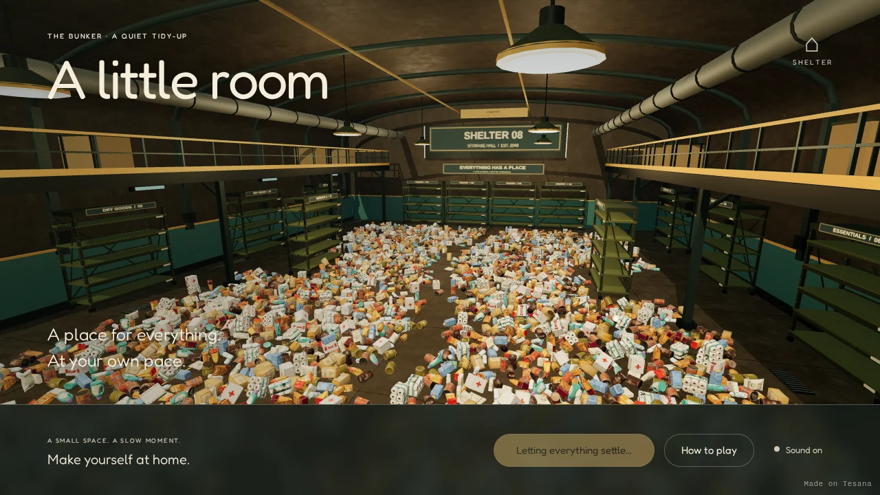 A little room · The bunker