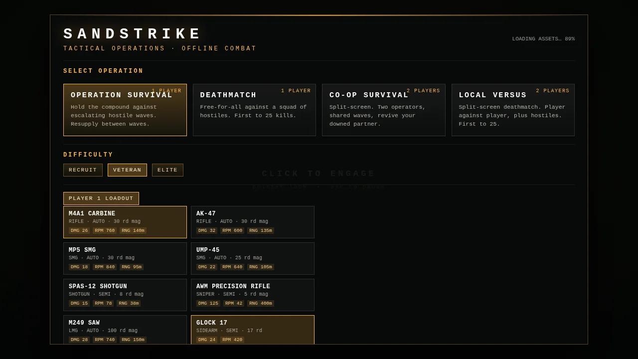 SANDSTRIKE - Tactical Operations