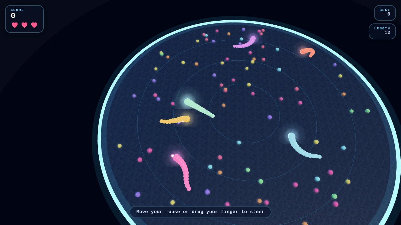 Snake Clash - Glow Garden