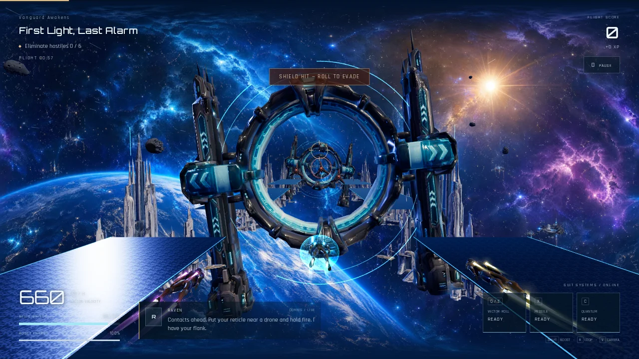 Azzoolo™ Vanguard - Space Elite Squad Flight
