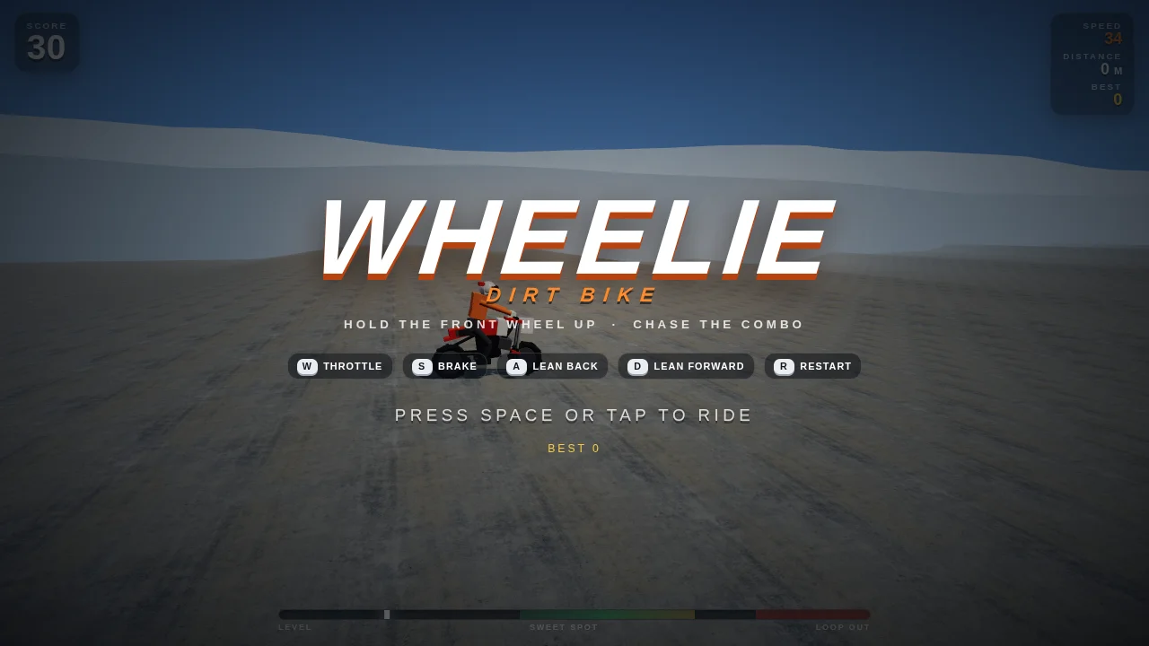 Wheelie - Dirt Bike