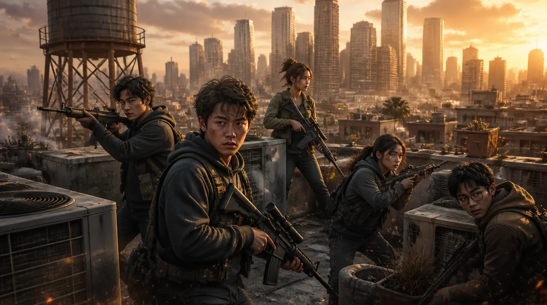 ROOFTOP KOREANS: a close quarters FPS