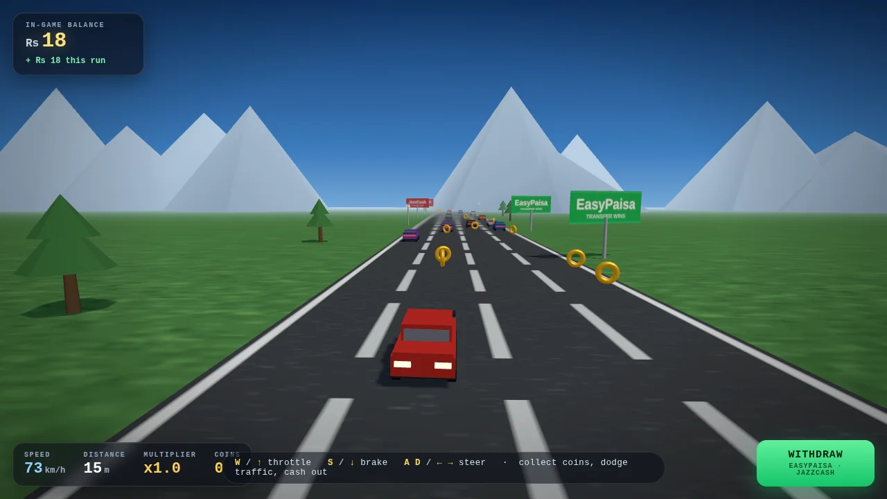 Turbo Cash Racer